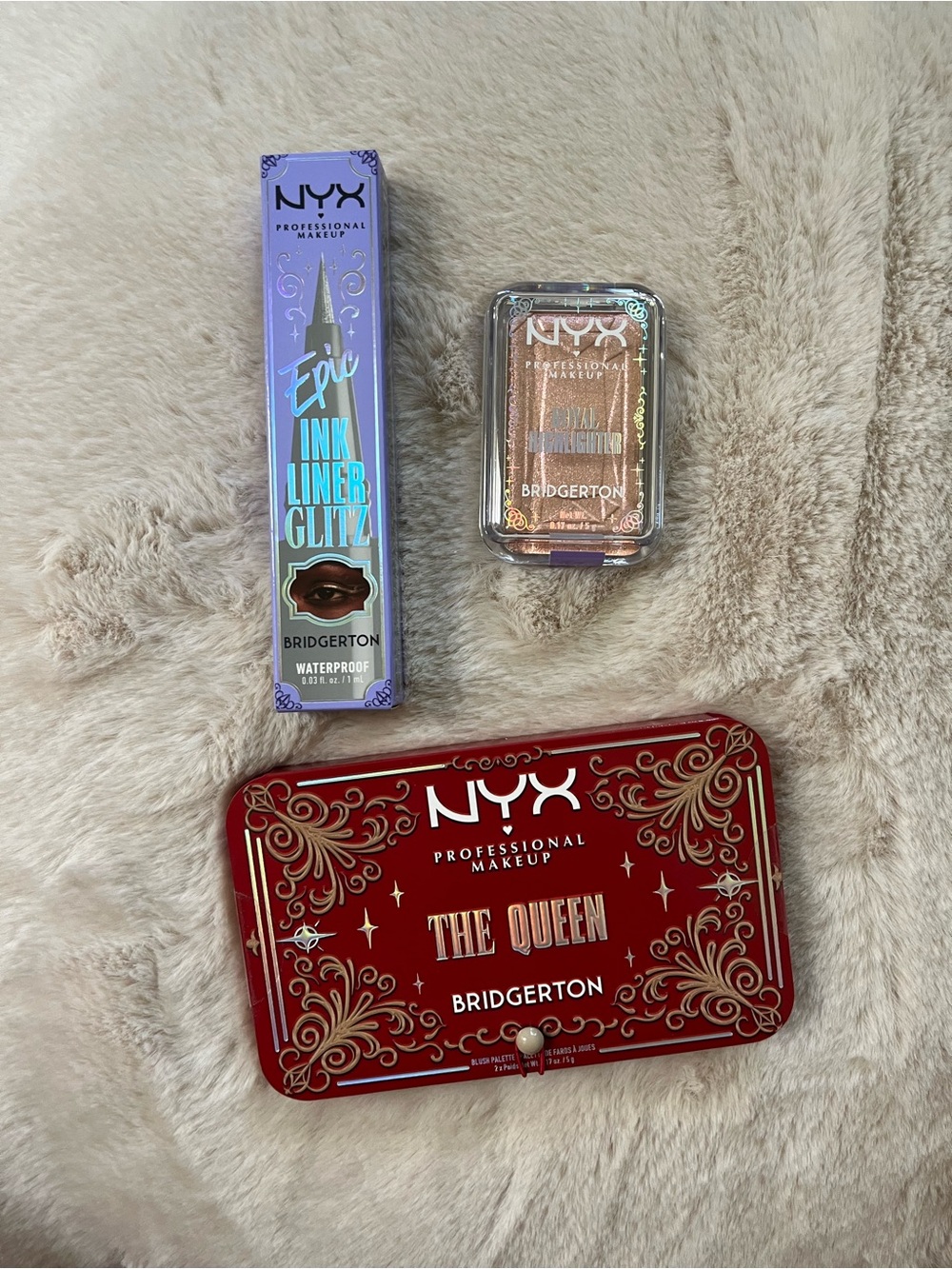 NYX x Bridgerton Makeup Set - Red & Rose Gold